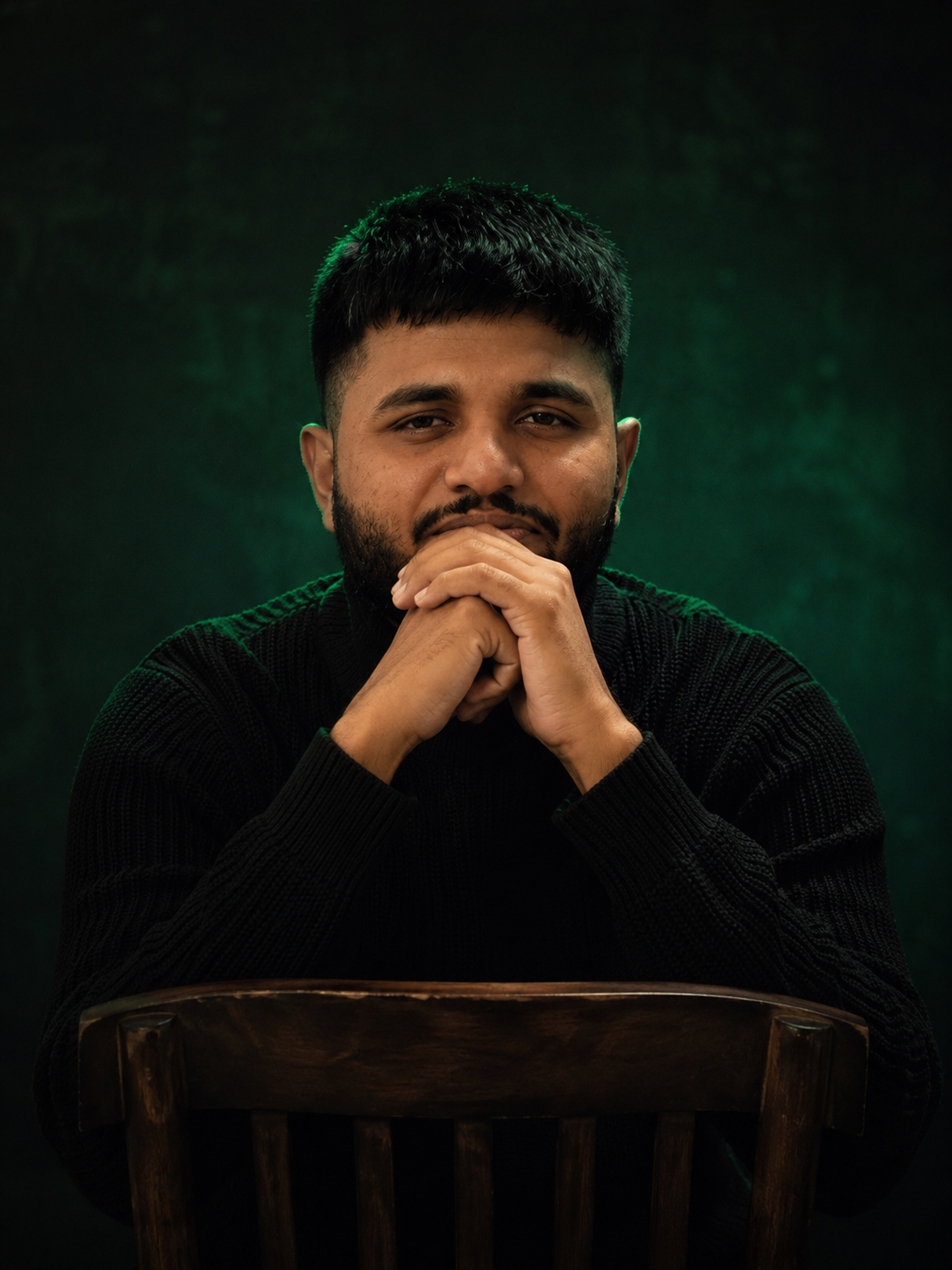 Ultra realistic cinematic moody portrait